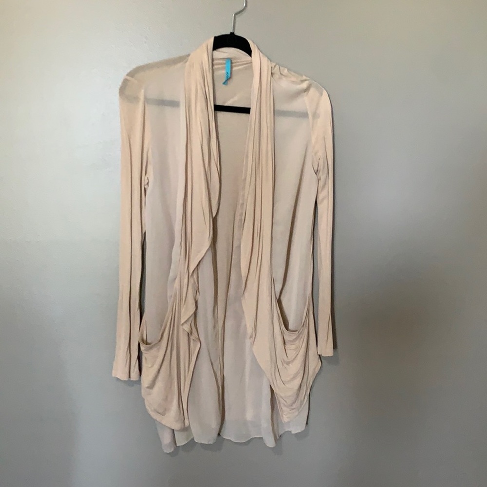 Long Sleeve Tan/Nude Sweater M/L